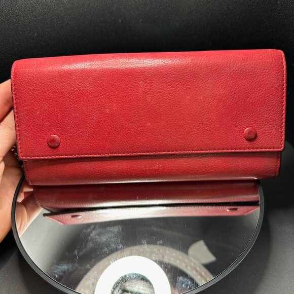 Celine Leather Continental Wallet w/COA - GUC